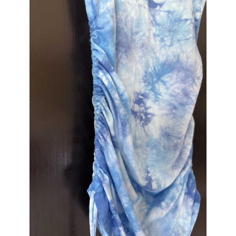 Victoria Secret Pink T-shirt Sz XS Long Dress Pull String To Gather On Sides - Picture 2 of 3